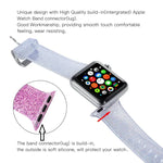 Dây Đeo Silicone Lấp Lánh Cho Apple Watch Series 5 & 4 44mm / 3 & 2 & 1 42mm