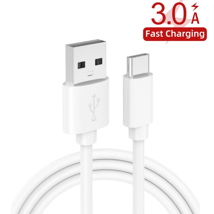 2 in 1 USB to USB-C / Type-C Data Cable + 30W QC 3.0 4 USB Interfaces Mobile Phone Tablet PC Universal Quick Charger Travel Charger Set, EU Plug, USB-C / Type-C Set EU Plug
