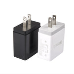 Bộ sạc nhanh đa năng 2 trong 1 cáp dữ liệu USB sang Micro USB dài 1m + 30W QC 3.0 4 cổng USB cho điện thoại di động, máy tính bảng, PC, bộ sạc du lịch, phích cắm US, bộ Micro USB phích cắm US