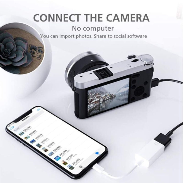 FA-STAR ZS-KL21826 Bộ chuyển đổi 8 chân sang USB 3.0 OTG, hỗ trợ iOS 13 trở lên