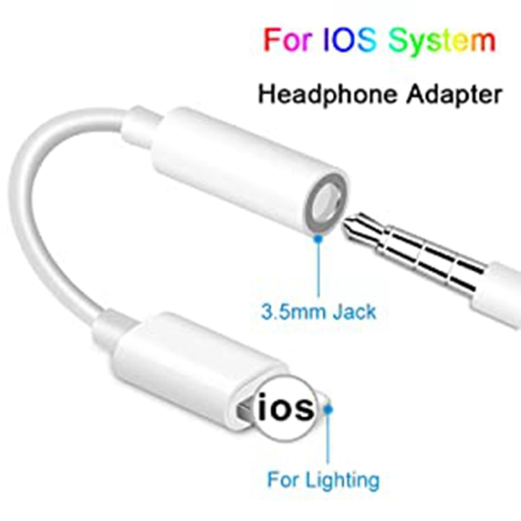 Zs-kl21836 bộ chuyển đổi tai nghe 2 chiếc 8 Pin sang 3.5mm, hỗ trợ tất cả hệ điều hành iOS