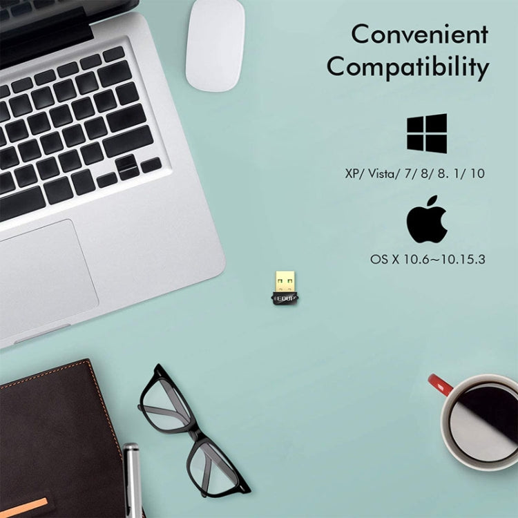 Bộ chuyển đổi USB WIFI EDUP EP-AC1651 650Mbps băng tần kép 5G/2.4GHz, card mạng không dây ngoài cho laptop Windows MacOS