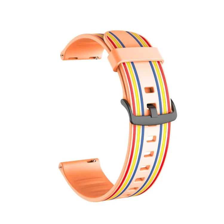Dây silicone sọc 20mm cho Huami Amazfit GTS / Samsung Galaxy Watch Active 2 / Huawei Watch GT2 42MM