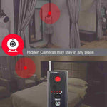 CC308 Máy dò laser camera toàn dải, thiết bị tìm tín hiệu camera không dây mini GSM
