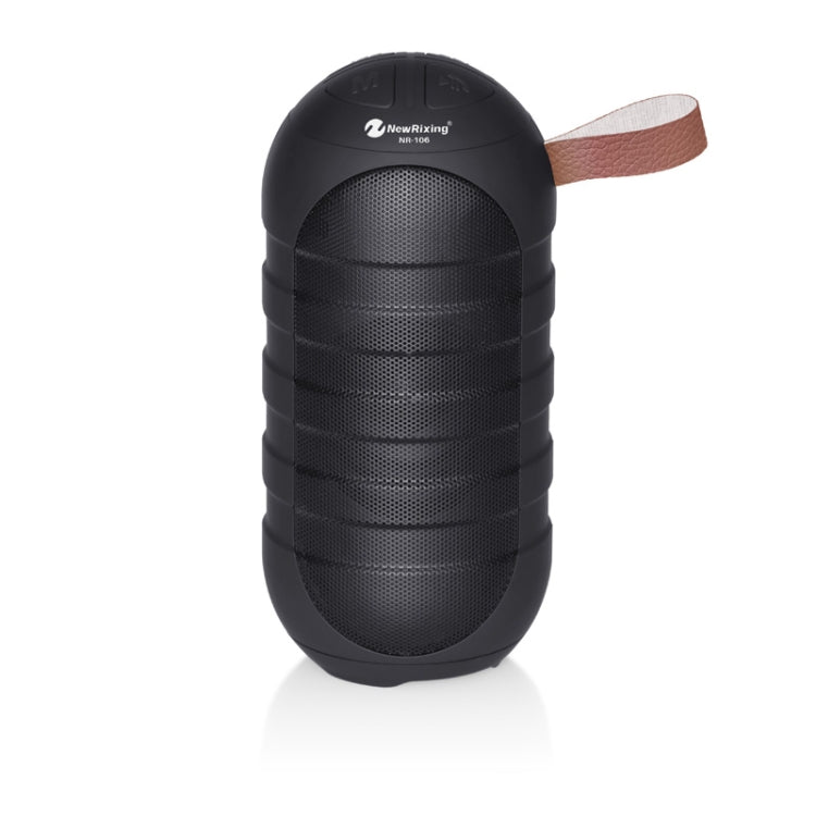Loa Bluetooth không dây mini NewRixing NR106, loa stereo subwoofer, mic tích hợp, hỗ trợ gọi rảnh tay & thẻ TF & FM, không có đèn LED nhấp nháy