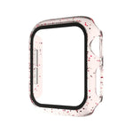 Ốp Lưng Tích Hợp Màn Hình Kính Cường Lực Bột Lấp Lánh PC Cho Apple Watch Series 4/5/6 & SE 1/2/3 44mm