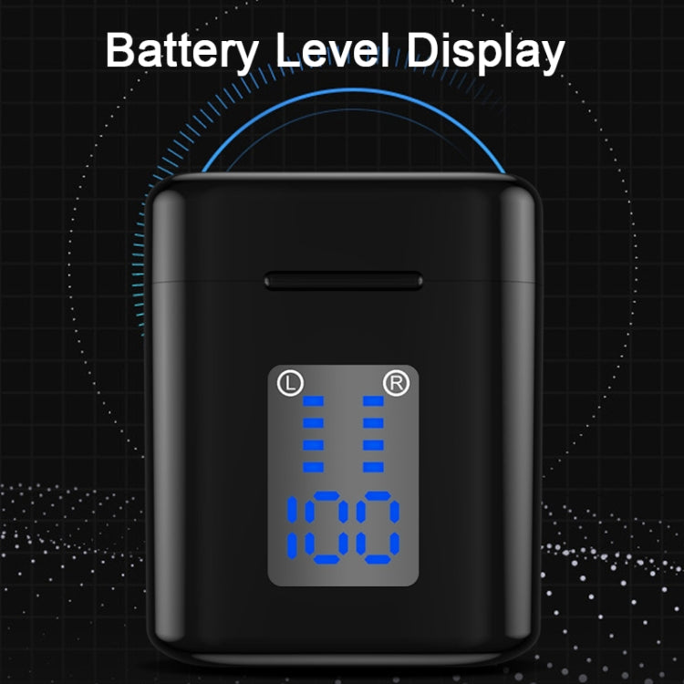 Tai nghe Bluetooth thể thao không dây T&G TG905 TWS, tai nghe stereo 5D với màn hình LED & hộp sạc