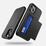 For iPhone 12 Pro 6.1 Shockproof Rugged Armor Protective Case with Card Slot, For iPhone 12 / 12 Pro