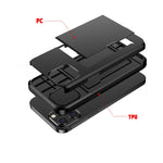 For iPhone 12 Pro 6.1 Shockproof Rugged Armor Protective Case with Card Slot, For iPhone 12 / 12 Pro