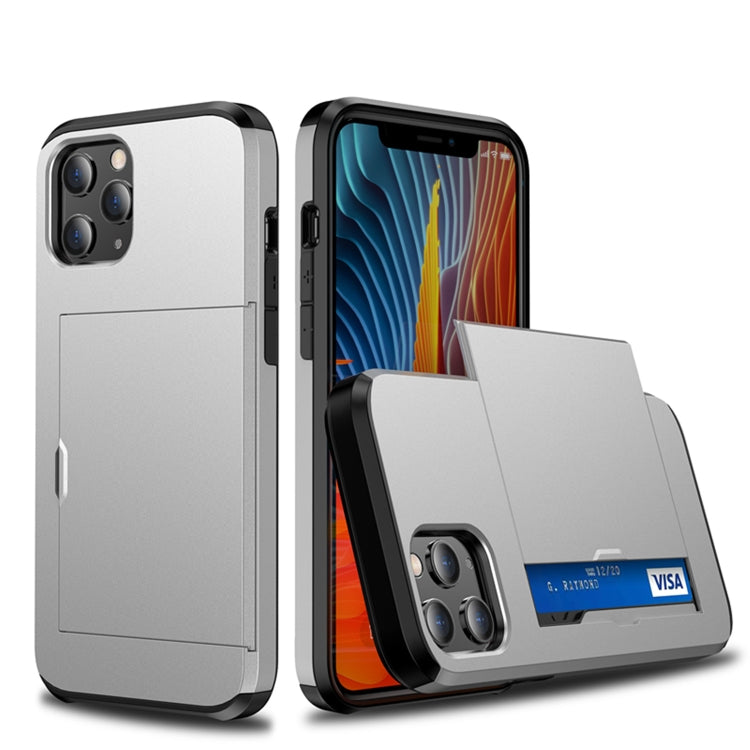For iPhone 12 Pro 6.1 Shockproof Rugged Armor Protective Case with Card Slot, For iPhone 12 / 12 Pro