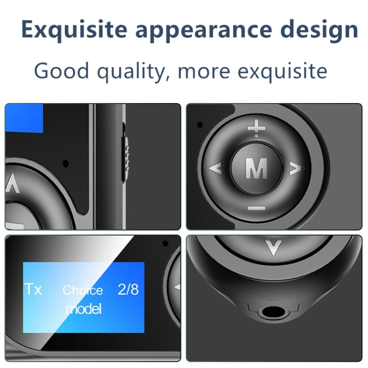 Bộ thu phát USB Bluetooth 5.0 không cần driver T13 có màn hình