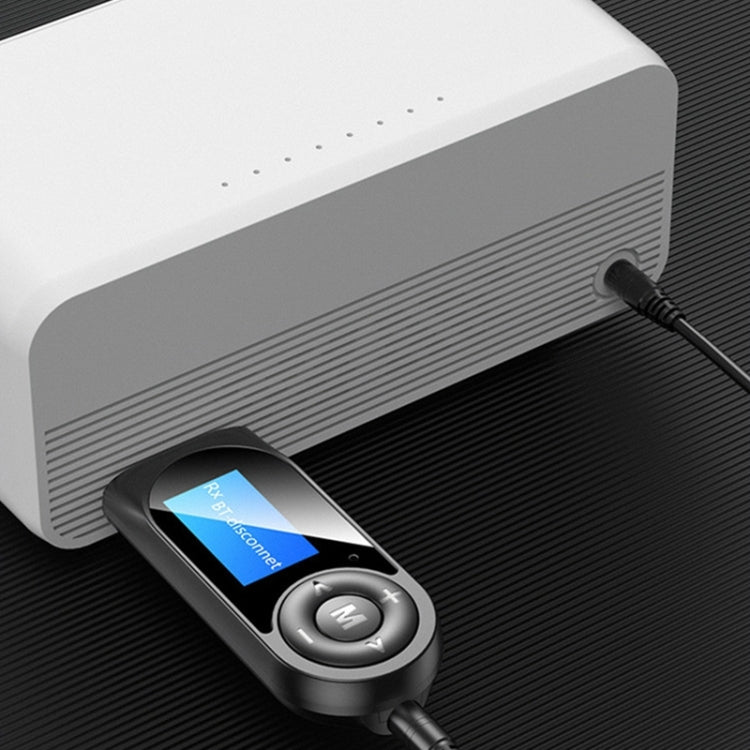 Bộ thu phát USB Bluetooth 5.0 không cần driver T13 có màn hình