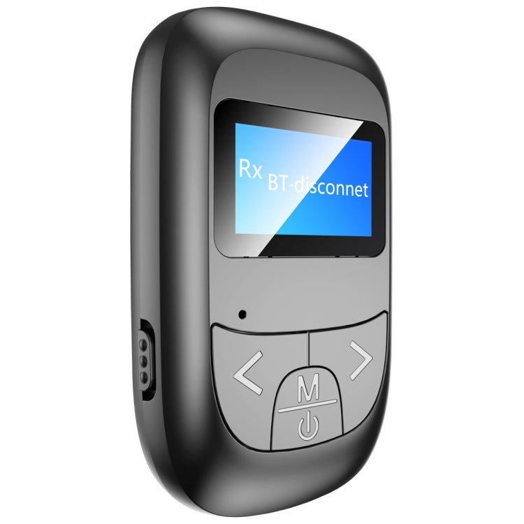 Bộ chuyển đổi Bluetooth 2 trong 1 T14 gọi rảnh tay trên xe, bộ thu phát Bluetooth với màn hình kỹ thuật số LCD, T14