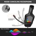 Tai nghe chơi game ONIKUMA K20 PS4 stereo có micro/đèn LED cho XBox One/Laptop máy tính bảng