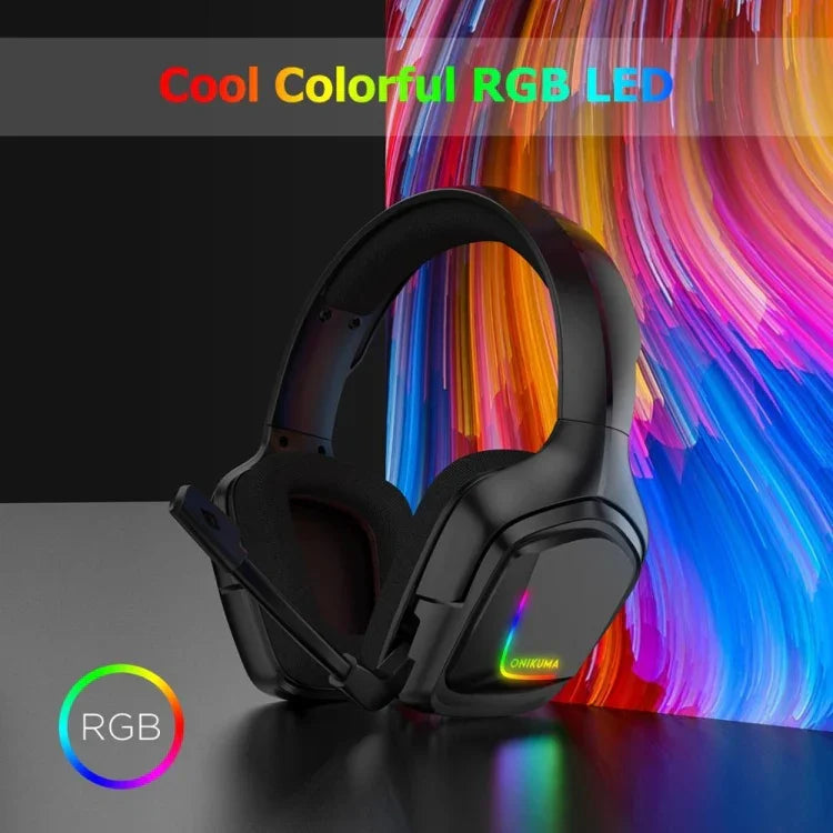 Tai nghe chơi game ONIKUMA K20 PS4 stereo có micro/đèn LED cho XBox One/Laptop máy tính bảng