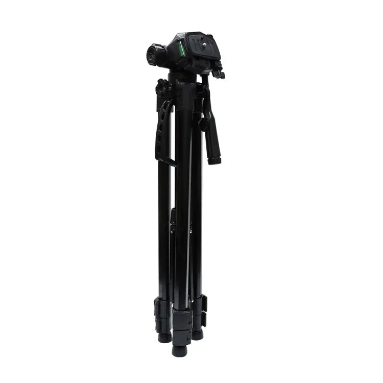 Chân đế quay phim L-3600 với gimbal giảm chấn ba chiều, tấm tháo nhanh có thể tháo rời, điều chỉnh chiều cao 62-170cm cho máy ảnh SLR, đèn chiếu sáng trực tiếp, máy chiếu (Đen), L-3600