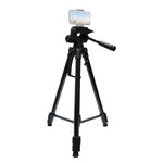 Chân đế quay phim L-3600 với gimbal giảm chấn ba chiều, tấm tháo nhanh có thể tháo rời, điều chỉnh chiều cao 62-170cm cho máy ảnh SLR, đèn chiếu sáng trực tiếp, máy chiếu (Đen), L-3600