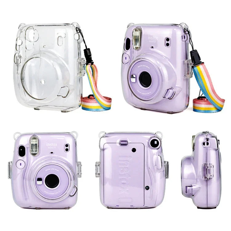 Túi đựng Richwell vỏ cứng trong suốt có dây đeo vai cho Fujifilm Instax Mini 11