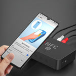 R6 NFC Bluetooth 5.0 Desktop Music Receiver Bluetooth Receiver, Support TF Card