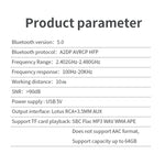 R6 NFC Bluetooth 5.0 Desktop Music Receiver Bluetooth Receiver, Support TF Card