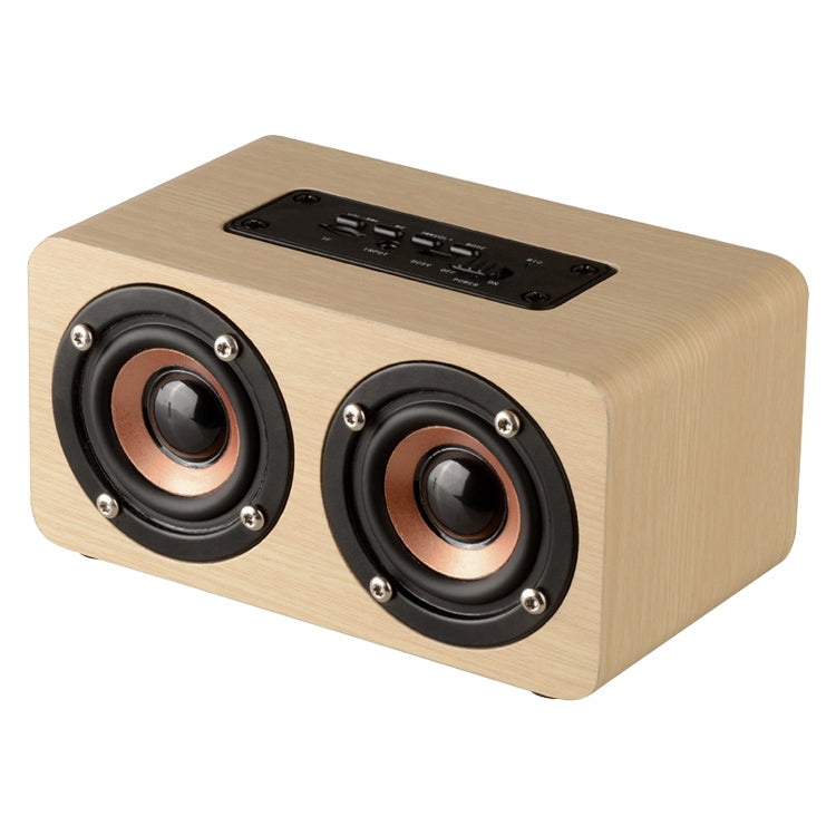 Loa Bluetooth gỗ W5 di động HiFi Bass mạnh, W5
