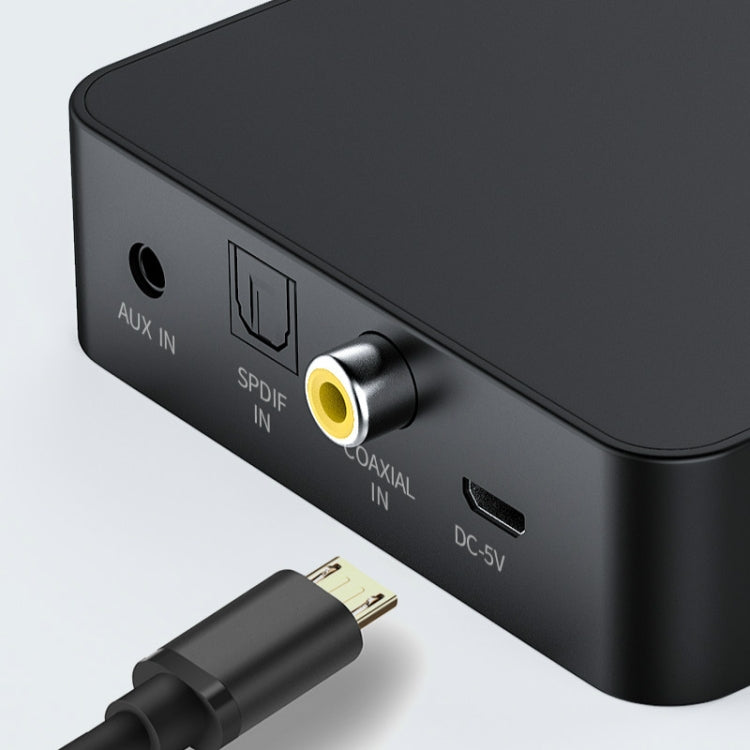 T6 bộ phát Bluetooth 5.0 cho máy tính, TV, cáp quang, cáp đồng trục, AUX đa chức năng, thẻ TF, HiFi bộ phát âm thanh Bluetooth