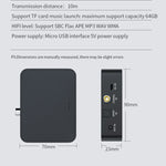 T6 bộ phát Bluetooth 5.0 cho máy tính, TV, cáp quang, cáp đồng trục, AUX đa chức năng, thẻ TF, HiFi bộ phát âm thanh Bluetooth