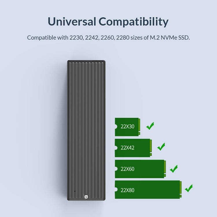 Vỏ ổ cứng ORICO M2PV-C3 M.2 NVMe SSD, ORICO M2PV-C3