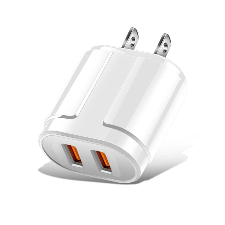 Đầu sạc di động đa năng USB đôi cho điện thoại di động, máy tính bảng, bộ sạc du lịch, phích cắm US, phích cắm US