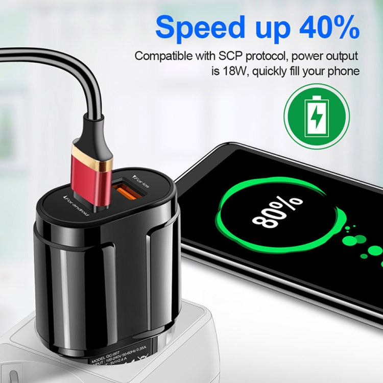 Đầu sạc di động đa năng USB đôi cho điện thoại di động, máy tính bảng, bộ sạc du lịch, phích cắm EU, phích cắm EU