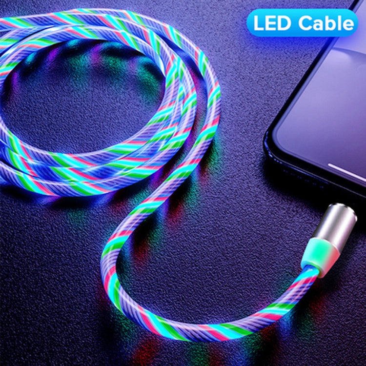 Cáp sạc điện thoại hút nam châm USB sang 8 Pin nhiều màu, chiều dài: 1m, 1m