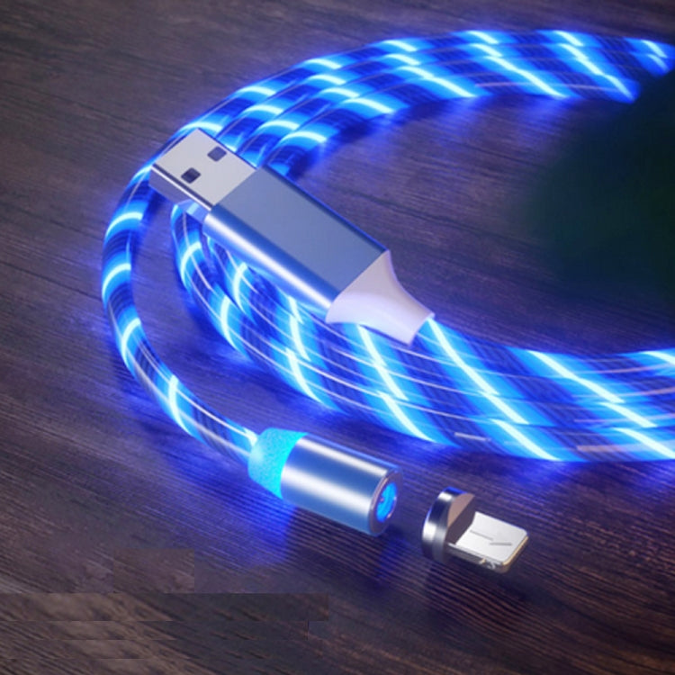 Cáp sạc điện thoại hút nam châm USB sang 8 Pin nhiều màu, chiều dài: 1m, 1m