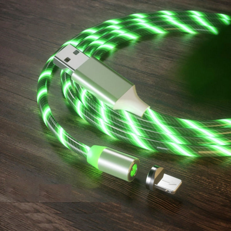 Cáp sạc điện thoại hút nam châm USB sang 8 Pin nhiều màu, chiều dài: 1m, 1m