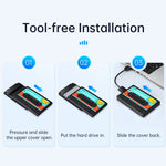 Hộp đựng ổ cứng USB 3.0 SATA 2.5 inch ORICO 2580U3, hộp ổ cứng di động cổ điển, 2580U3