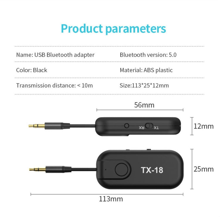 CSR8670 Bluetooth 5.0 thu phát âm thanh không dây hai trong một AptX AptxLL hỗ trợ một kéo hai, TX18