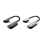 ENKAY ENK-AT103 Bộ chuyển đổi giao diện 8 Pin sang âm thanh 3.5mm và sạc 8 Pin, bộ chuyển đổi hợp kim kẽm, âm thanh 3.5mm và sạc 8 Pin