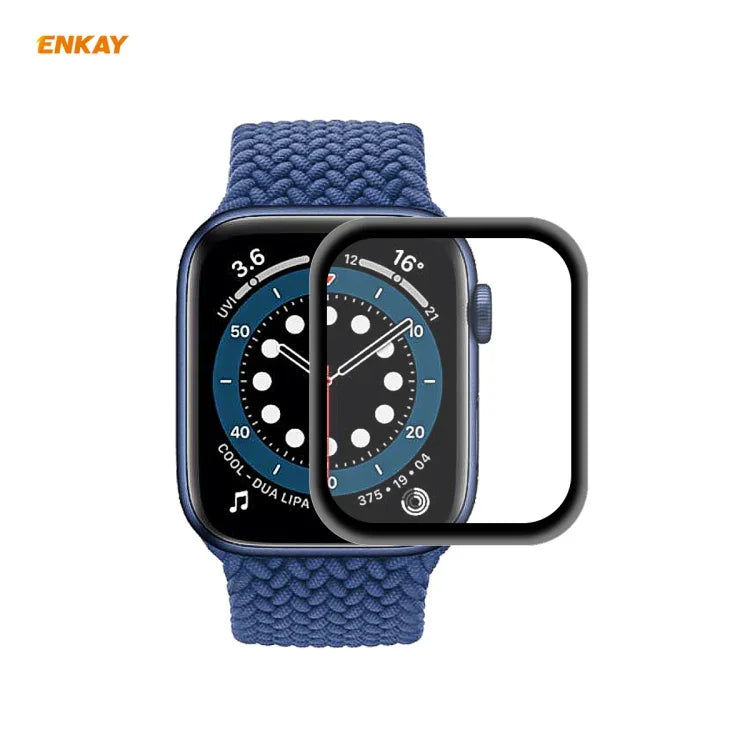 Miếng dán màn hình HD PET cong 3D uốn nóng bảo vệ toàn màn hình ENKAY Hat-Prince cho Apple Watch Series 6/5/4/SE 40mm