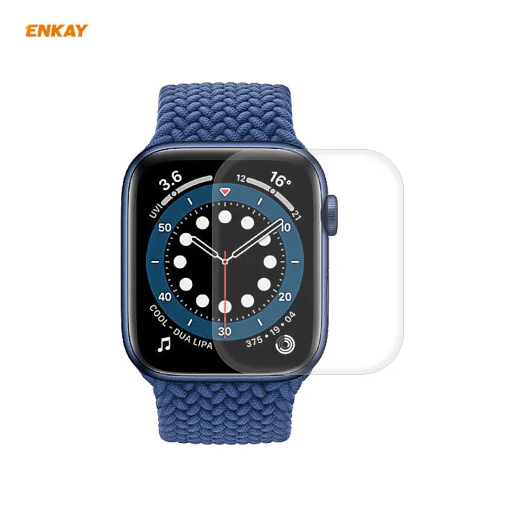 Miếng dán màn hình HD PET cong 3D uốn nóng bảo vệ toàn màn hình ENKAY Hat-Prince cho Apple Watch Series 6/5/4/SE 40mm