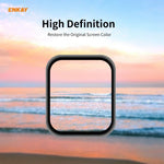 5 cái ENKAY Hat-Prince 3D Kính cường lực bảo vệ màn hình HD viền mềm PC toàn màn hình + PMMA, Dành cho Apple Watch 6/5/4/SE 44mm, Dành cho Apple Watch 6/5/4/SE 40mm