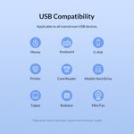 Hub USB 3.0 7 cổng ORICO TWU3-7A-BK, TWU3-7A