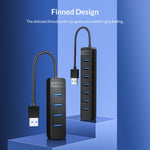 Hub USB 3.0 7 cổng ORICO TWU3-7A-BK, TWU3-7A