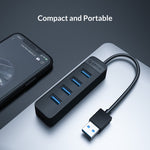 Hub USB 3.0 7 cổng ORICO TWU3-7A-BK, TWU3-7A
