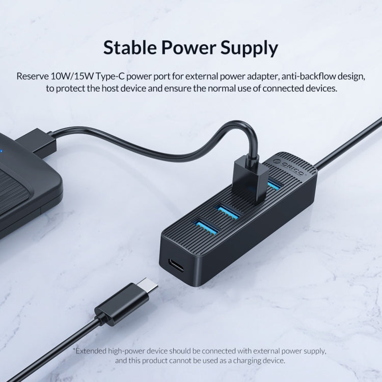 Hub USB 3.0 7 cổng ORICO TWU3-7A-BK, TWU3-7A
