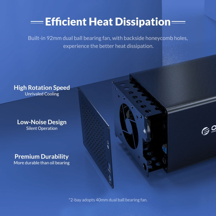 Vỏ ổ cứng USB3.0 2 khoang có Raid ORICO NS200RU3, NS200RU3