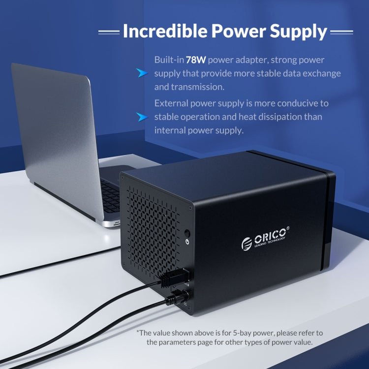 Vỏ ổ cứng USB3.0 2 khoang có Raid ORICO NS200RU3, NS200RU3