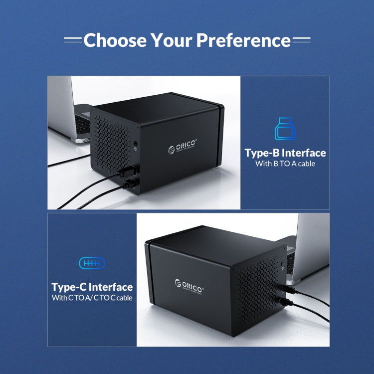 Vỏ ổ cứng USB3.0 2 khoang có Raid ORICO NS200RU3, NS200RU3