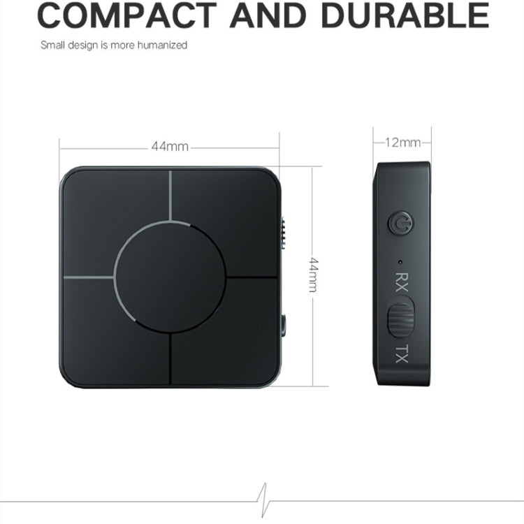 KN326 bộ thu phát âm thanh Bluetooth 5.0 hai trong một, bộ chuyển đổi Bluetooth cho gọi rảnh tay
