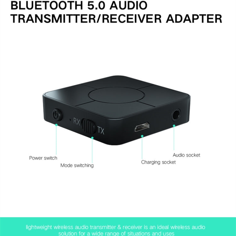 KN326 bộ thu phát âm thanh Bluetooth 5.0 hai trong một, bộ chuyển đổi Bluetooth cho gọi rảnh tay