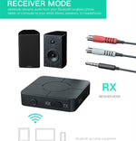 KN326 bộ thu phát âm thanh Bluetooth 5.0 hai trong một, bộ chuyển đổi Bluetooth cho gọi rảnh tay