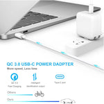 Bộ Sạc Du Lịch USB-C / Type-C PD3.0 30W Giao Diện Universal Có Chân Rời, Phích Cắm Anh